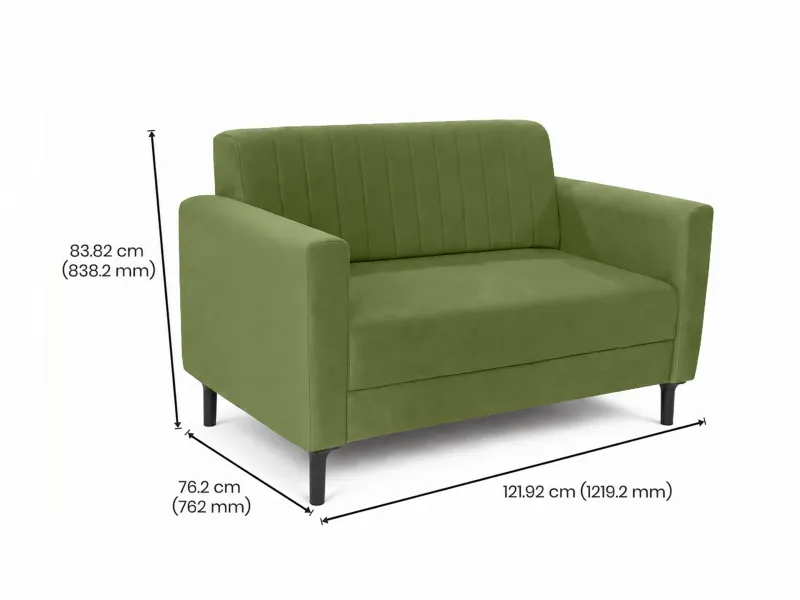 Tulip Sofa Combos Set Olive With Rio Centre Table